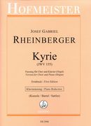 Kyrie (Jwv 155) : Version For Choir and Piano (Organ) / edited by Ulrike Kienzle.