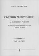 Lamento d'Arianna / Armonizzato E Orchestrato Da Ottorino Respighi.