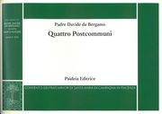 Quattro Postcommuni / edited by Marco Ruggeri.