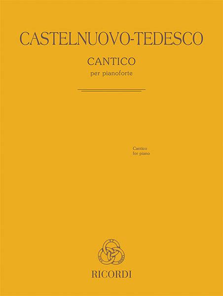 Cantico (Per Una Statuetta Di San Bernardino Di Niccolo Dell'arca) : Per Pianoforte.