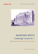 Cambridge Sonata No. 7 : For Violin and Basso Continuo / Ed. Michael Talbot & Antonio Frige.