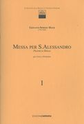 Messa Per S. Alesandro - Proprium Missae : Per Coro E Orchestra / edited by Pierangelo Pelucchi.