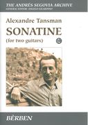 Sonatine : For Two Guitars / edited by Angelo Gilardino.