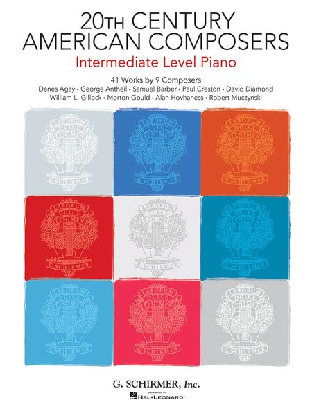 20th Century American Composers : Intermediate Level Piano.