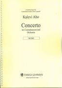 Concerto : For Contrabassoon and Orchestra (2005).