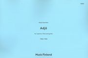 Adjö : For Soprano, Flute and Guitar (1982/1985).