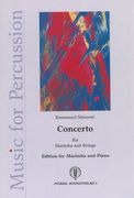 Concerto : For Marimba and Strings - reduction For Marimba and Piano.
