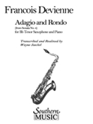 Adagio & Rondo : For Tenor Saxophone and Piano / arranged by Wayne Jaeckel.