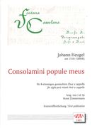 Consolamini Popule Meus : For Eight-Part Mixed Choir A Cappella / edited by Holst Zimmermann.