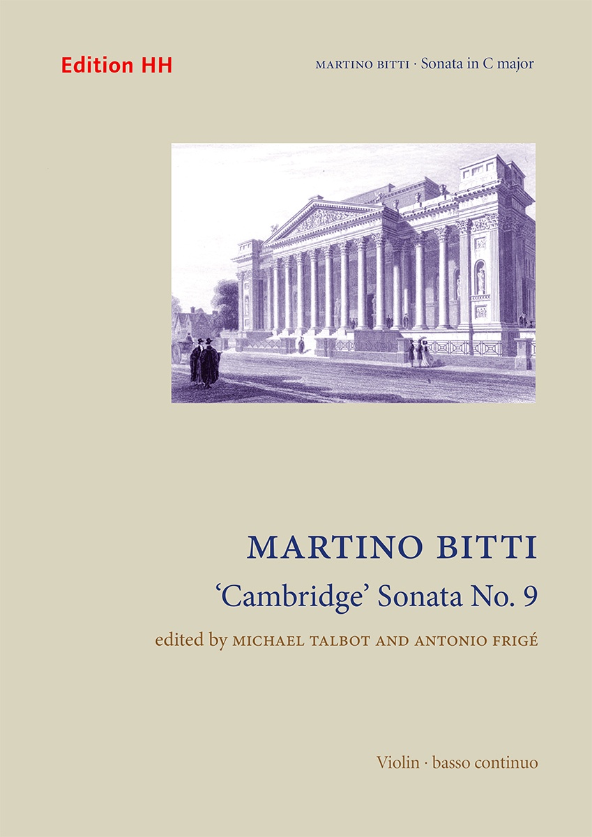 Cambridge Sonata No. 9 : For Violin and Basso Continuo / Ed. Michael Talbot & Antonio Frigé.