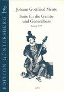 Suite : Für Die Gambe und Generalbass (Leipzig 1759) / Ed. Günter and Leonore von Zadow.