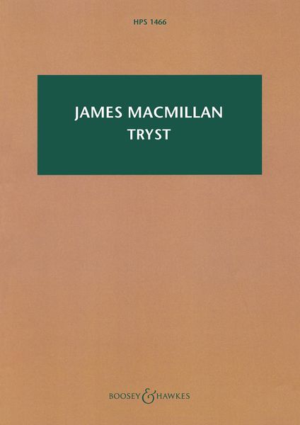 Tryst : For Chamber Orchestra (1989).