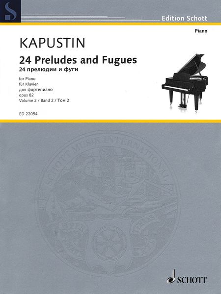 24 Preludes and Fugues, Op. 82, Vol. 2 : For Piano.