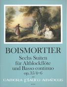 Sechs Suiten, Op. 35 : Für Altblockflöte und Basso Continuo - Band 2, Nr. 4-6 / Ed. Martin Nitz.