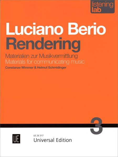 Luciano Berio : Rendering - Materials For Communicating Music.