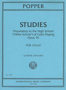 Studies, Op. 76 - Preparatory To The High School Of Cello Playing : For Cello / Ed. Carter Enyeart.