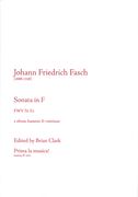 Sonata In F, Fwv N:F2 : For 2 Oboes, Bassoon and Continuo / edited by Brian Clark.