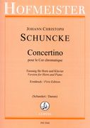 Concertino : Pour le Cor Chromatique - reduction For Horn and Piano / Ed. by Peter Damm.