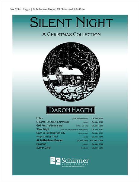 At Bethlehem Proper - From Silent Night, A Christmas Collection : For Two-Part Men's Voices.