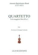 Quartetto In Fa Maggiore, Libro III, N. 1 / edited by Giuseppe Fochesato.