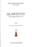 Quartetto In Do Maggiore, Libro VI, N. 1 / edited by Giuseppe Fochesato.