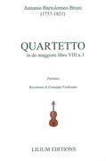 Quartetto In Do Maggiore, Libro VIII, N. 3 / edited by Giuseppe Fochesato.