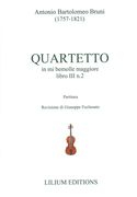 Quartetto In Mi Bemolle Maggiore, Libro III, N. 2 / edited by Giuseppe Fochesato.