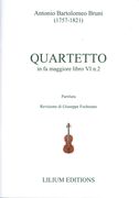 Quartetto In Fa Maggiore, Libro VI, N. 2 / edited by Giuseppe Fochesato.