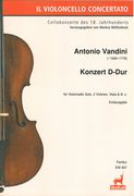 Konzert D-Dur : Für Violoncello Solo, 2 Violinen, Viola und Basso Continuo / Ed. Markus Möllenbeck.