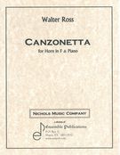 Canzonetta : For Horn In F and Piano.
