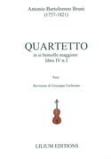 Quartetto In Si Bemolle Maggiore, Libro IV, N. 3 / edited by Giuseppe Fochesato.