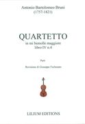 Quartetto In Mi Bemolle Maggiore, Libro IV, N. 4 / edited by Giuseppe Fochesato.