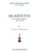 Quartetto In Si Bemolle Maggiore, Libro IV, N. 6 / edited by Giuseppe Fochesato.