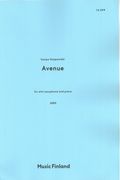 Avenue : For Alto Saxophone and Piano (2000).