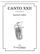 Canto XXII : For Solo Euphonium.