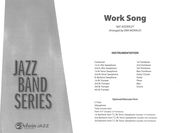 Work Song : For Jazz Band / arranged by Erik Morales.