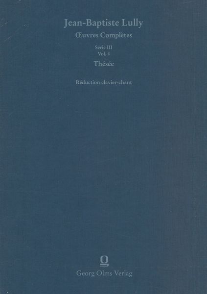 Thesee : Tragedie En Musique / edited by Pascal Denecheau.
