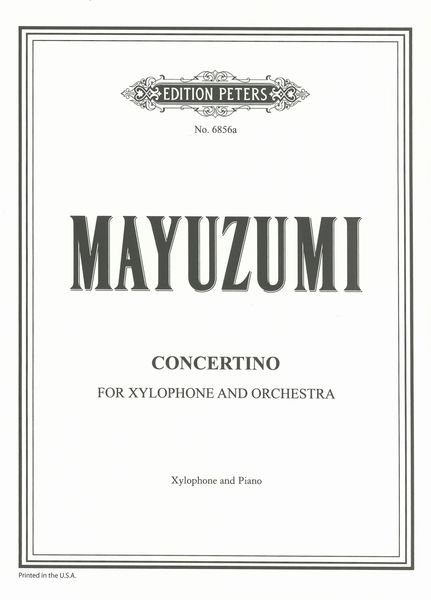 Concertino : For Xylophone and Orchestra (Piano reduction).