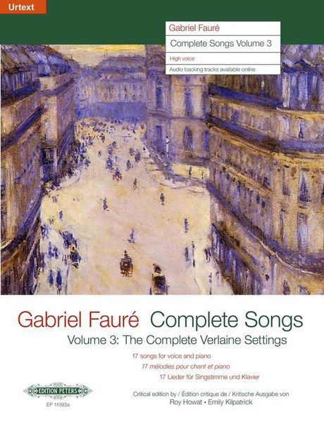 Complete Songs, Vol. 3 - The Complete Verlaine Settings : For High Voice.