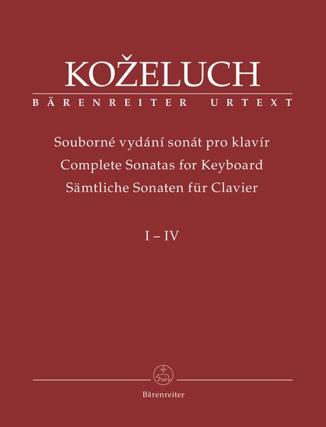 Complete Sonatas For Keyboard / edited by Christopher Hogwood.