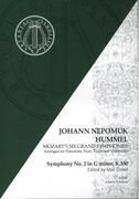 Symphony No. 2 In G Minor, K. 550 : For Pianoforte, Flute, Violin and Cello / arr. J. N. Hummel.