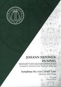Symphony No. 4 In C, K. 425 (Linz) : For Pianoforte, Flute, Violin and Cello / arr. J. N. Hummel.