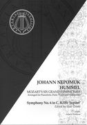 Symphony No. 6 In C, K. 551 (Jupiter) : For Pianoforte, Flute, Violin and Cello / arr. J. N. Hummel.