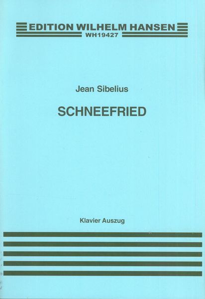 Schneefried Op.29 : For Narrator, Mixed Choir and Orchestra (Vocal Score).