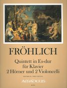 Quintett In Es-Dur : Für Klavier, 2 Hörner und 2 Violoncelli / edited by Yvonne Morgan.