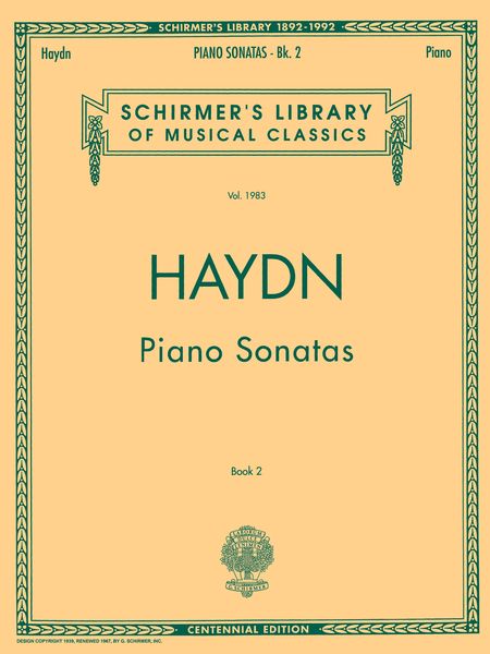 Piano Sonatas, Book 2.