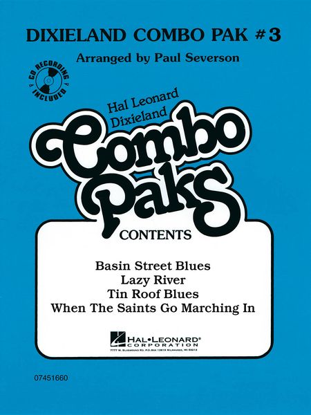 Dixieland Combo Pak 3 / arranged by Paul Severson.