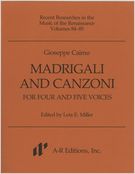 Madrigali & Canzoni For 4 & 5 Voices : 2 Volumes.