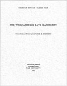 Wickhambrook Lute Manuscript.