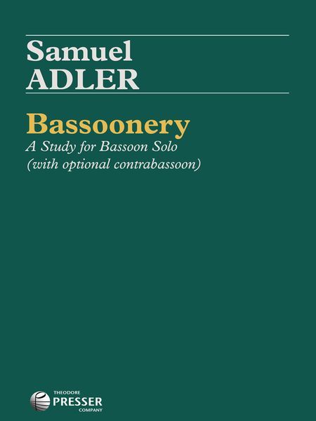 Bassoonery : A Study For Bassoon Solo (With Optional Contra Bassoon).